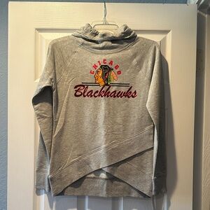 NHL Gray Chicago Blackhawks Kids Hoodie